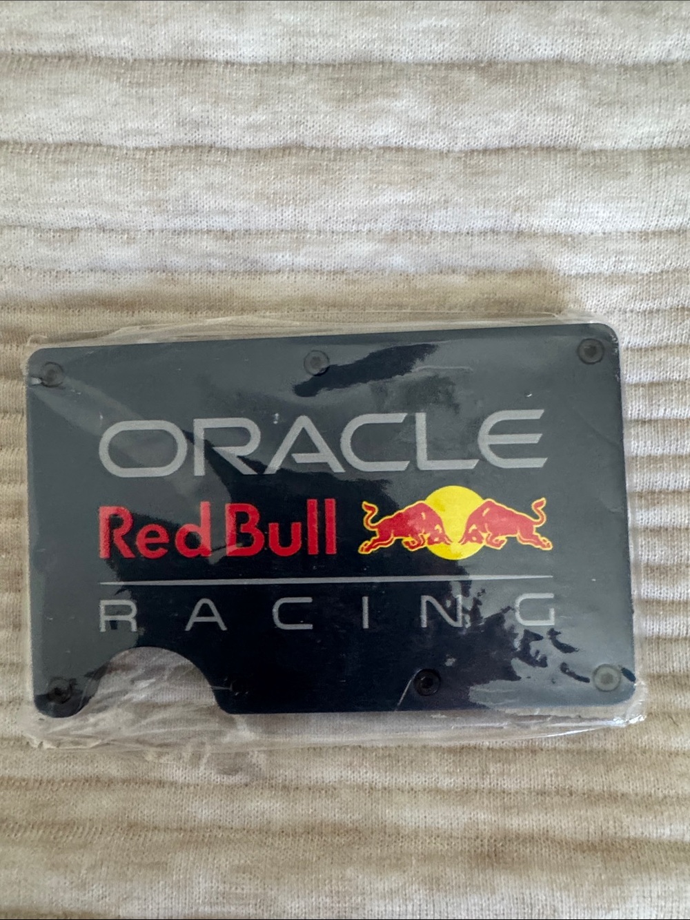 Oracle Red Bull Racing Black Card Holder Wallet